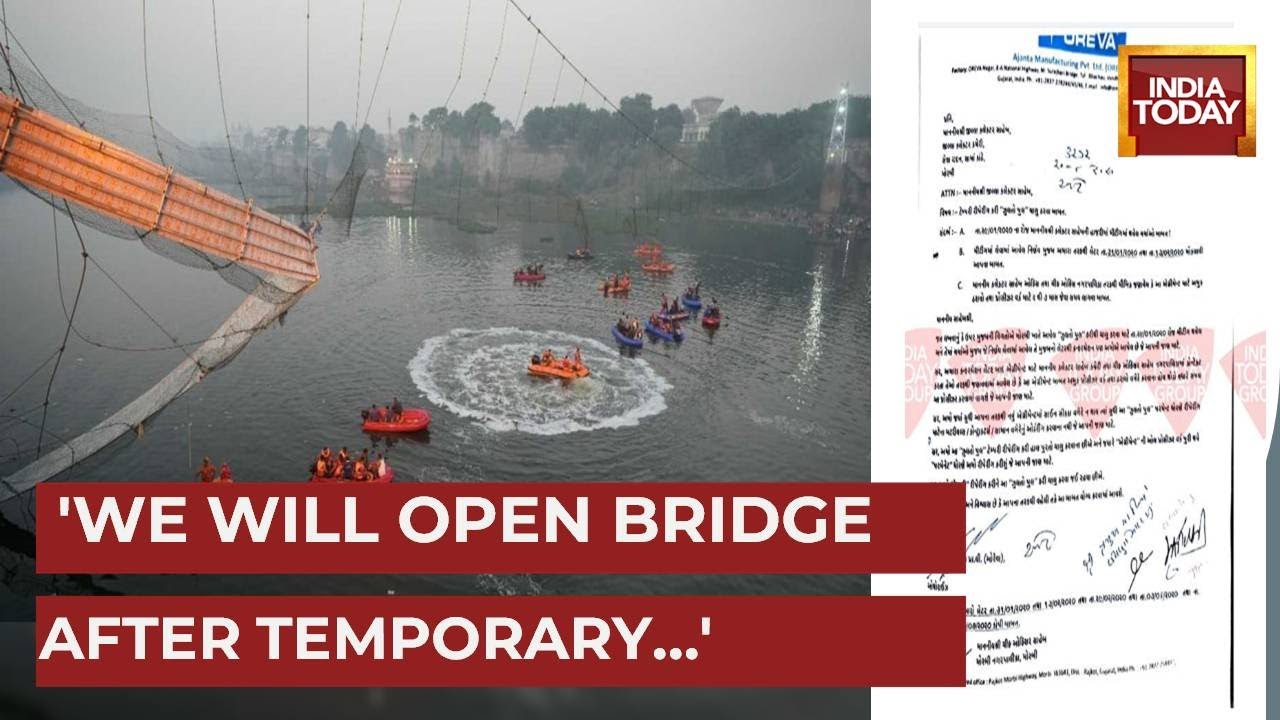 'Make Temporary Repair & Open Bridge': Oreva Group's Letter To Morbi Collector In January 2020