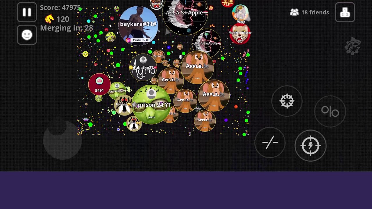 ⛔Agar.io Server⛔ Agario on Mobile with #bots  #AppleAgarLive #Live #Agario #giveaway #100