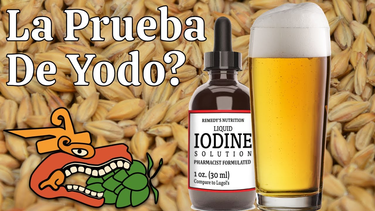 Prueba de yodo para el macerado de cerveza