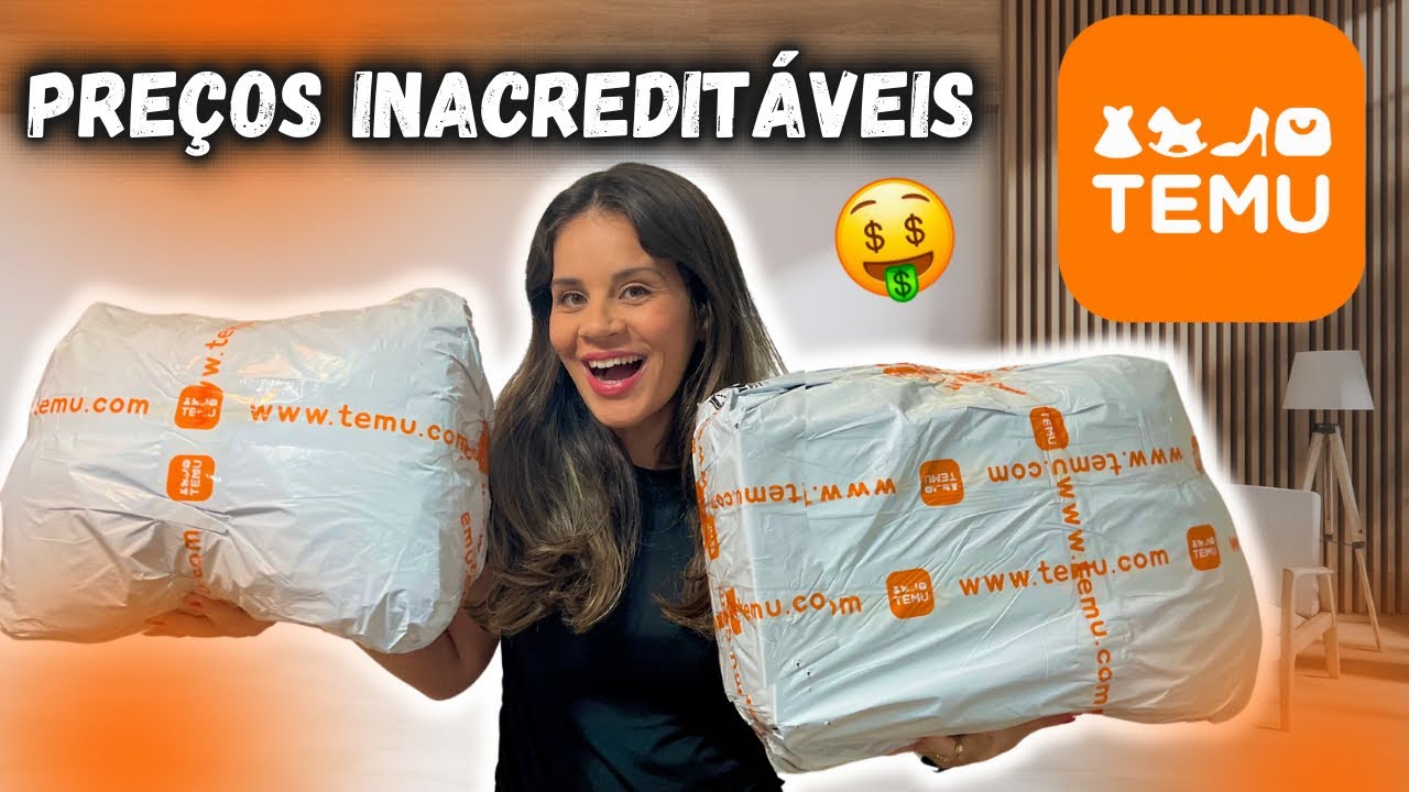 TEMU 🧡 TESTEI VÁRIOS PRODUTOS INCRÍVEIS | Bruna Danielle