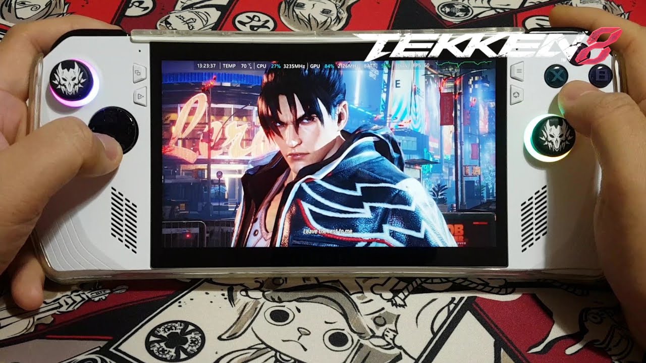 Tekken 8 60fps Best Graphic settings Gameplay on Asus ROG Ally