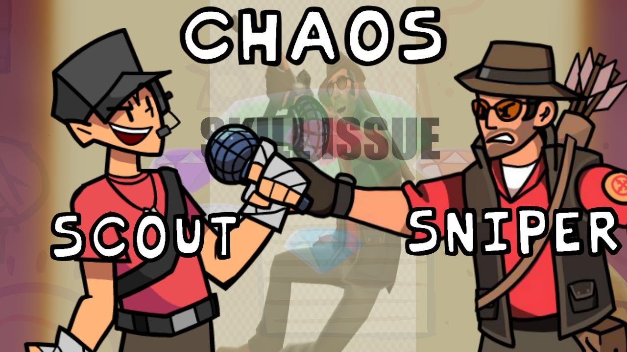 Chaos (Fleetway) but with Scout and Sniper | FNF Sonic.EXE/VS. Mann Co