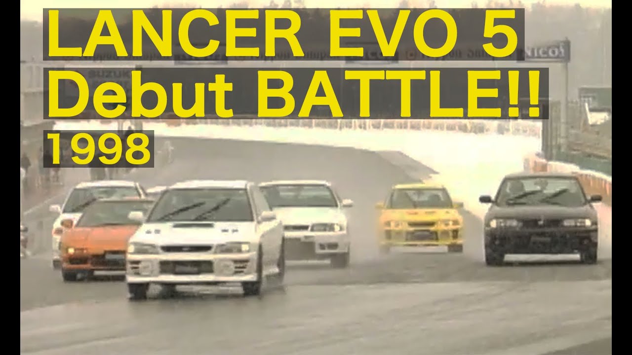 ランサーエボ5デビュー!! TSUKUBA SNOW BATTLE!!【Best MOTORing】1998