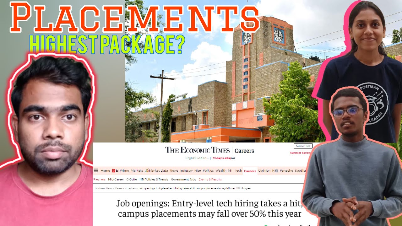Placement Interview in our JNTU || Highest package? Average package #recession #placements #jntua
