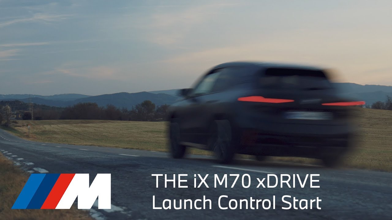 Launch Control Start with the BMW iX M70 xDrive