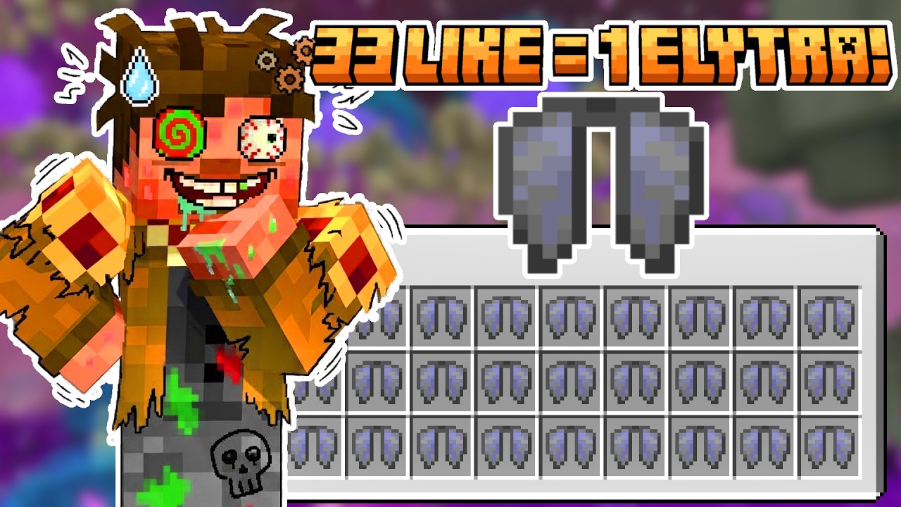 Chyba ZDURNIAŁEM XD KAŻDE 33 LIKE = 1 ELYTRA! IDZIEMY NA SMOKA! (726/940)