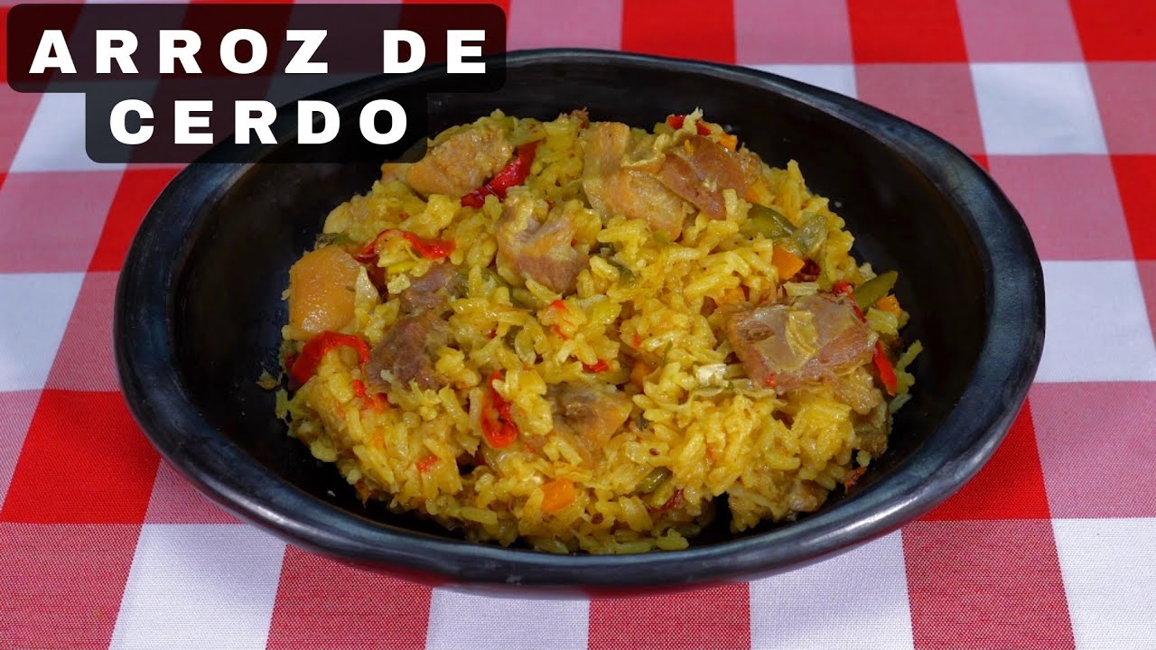 Como preparar ARROZ DE CERDO APASTELADO fácil y rápido/RECETAS PARA TODA OCASION
