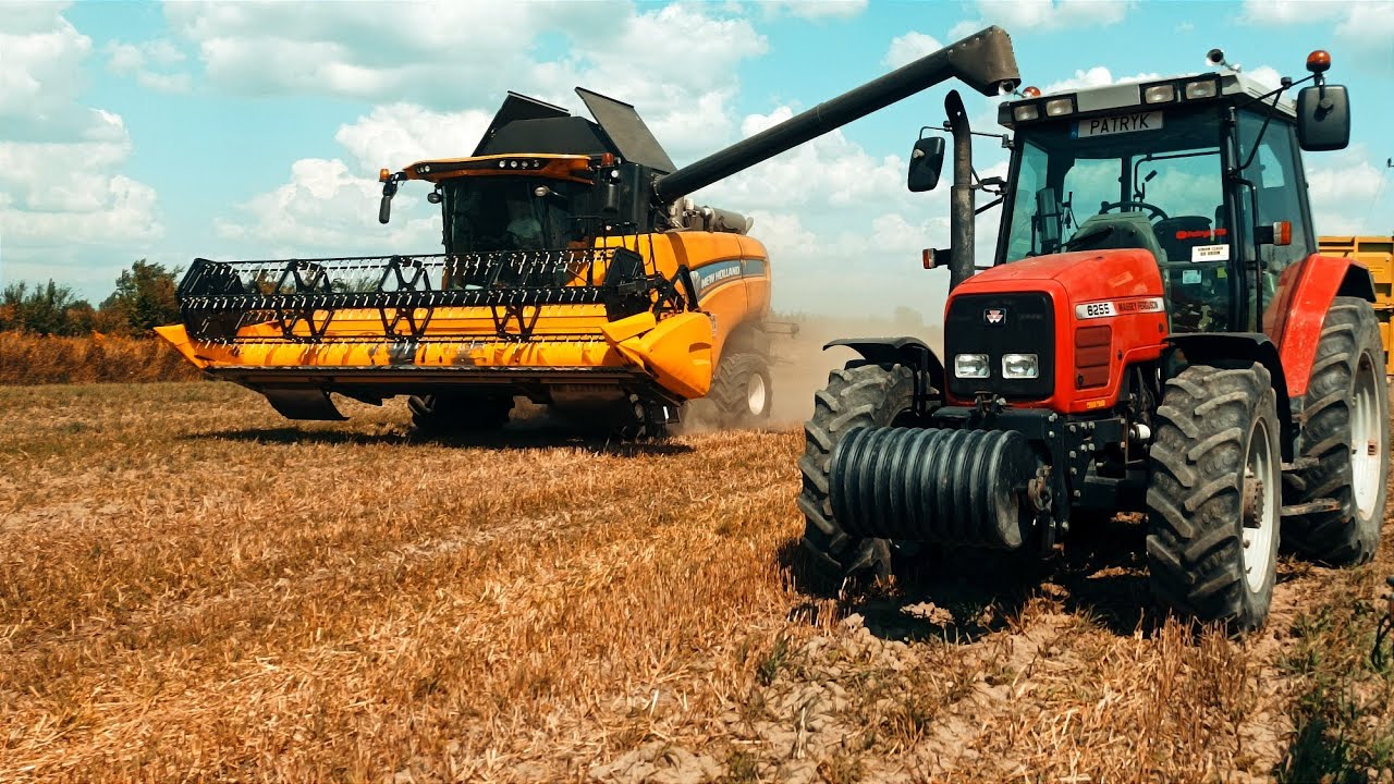 #Vlog 130 Żniwa u Mnie 2025 Rzepak , Pszenica , Pszenżyto 2x New Holland