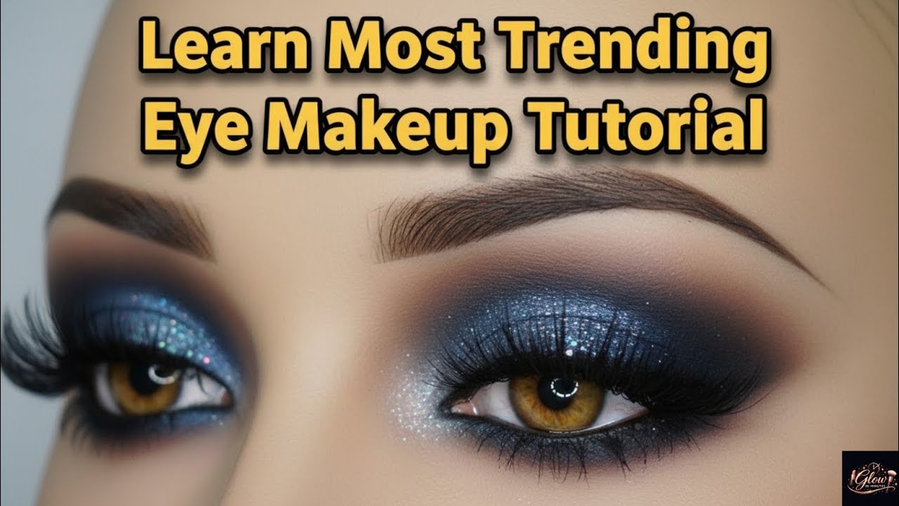 Easy Blue Smokey Eye Makeup Tutorial 💙 | Step by Step