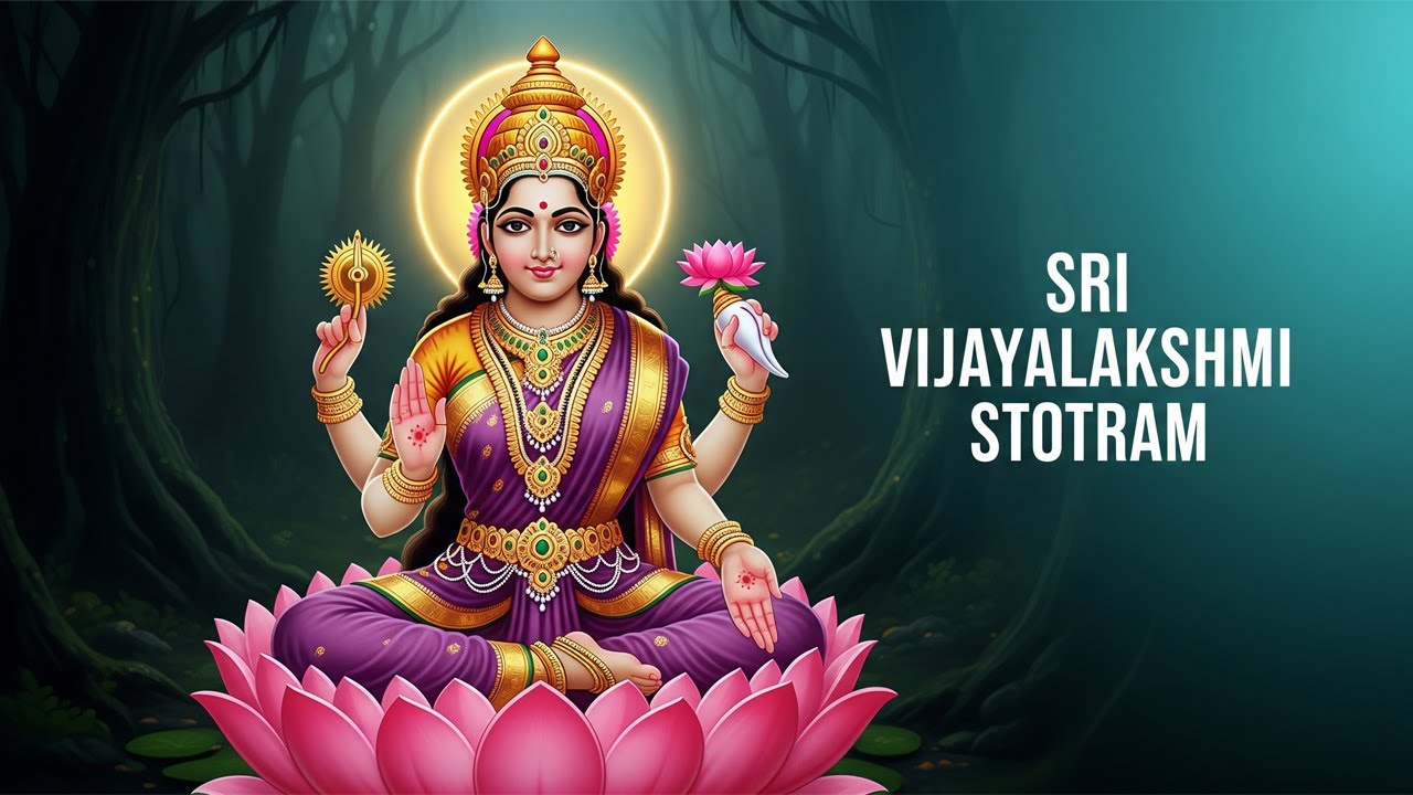 Vijayalakshmi Stotram - Goddess Lakshmi Songs - Ashtalakshmi Stotram Telgu