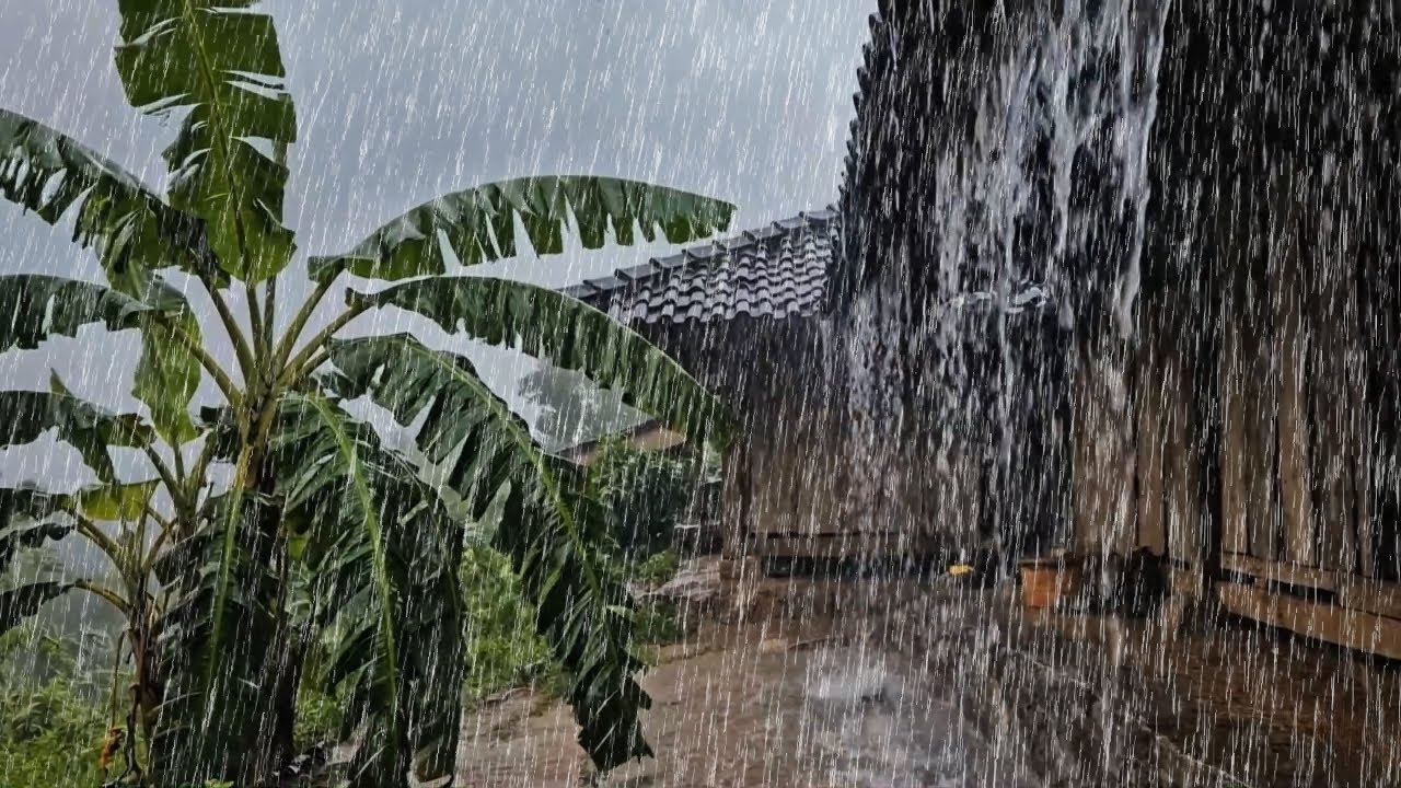 Heavy Rain Sounds 🌧️ | Deep Sleep Background Rain to Calm Anxiety and Quiet the Mind Tonight