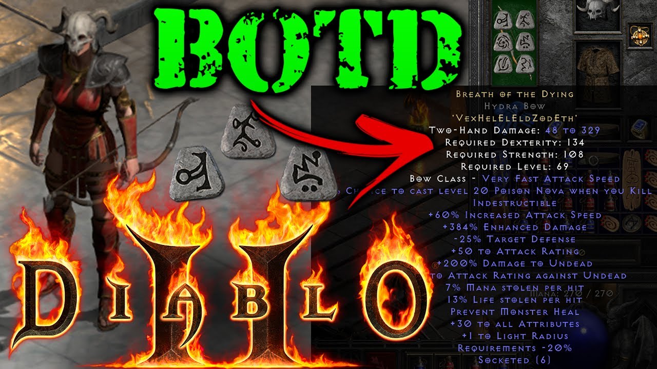 ДЫХАНИЕ УМИРАЮЩЕГО ЛУКА на Amazon | Diablo 2 Resurrected