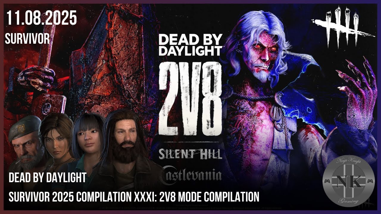Dead by Daylight - Survivor 2025 Compilation XXXI: 2v8 Mode Compilation (Silent Hill X Castlevania)