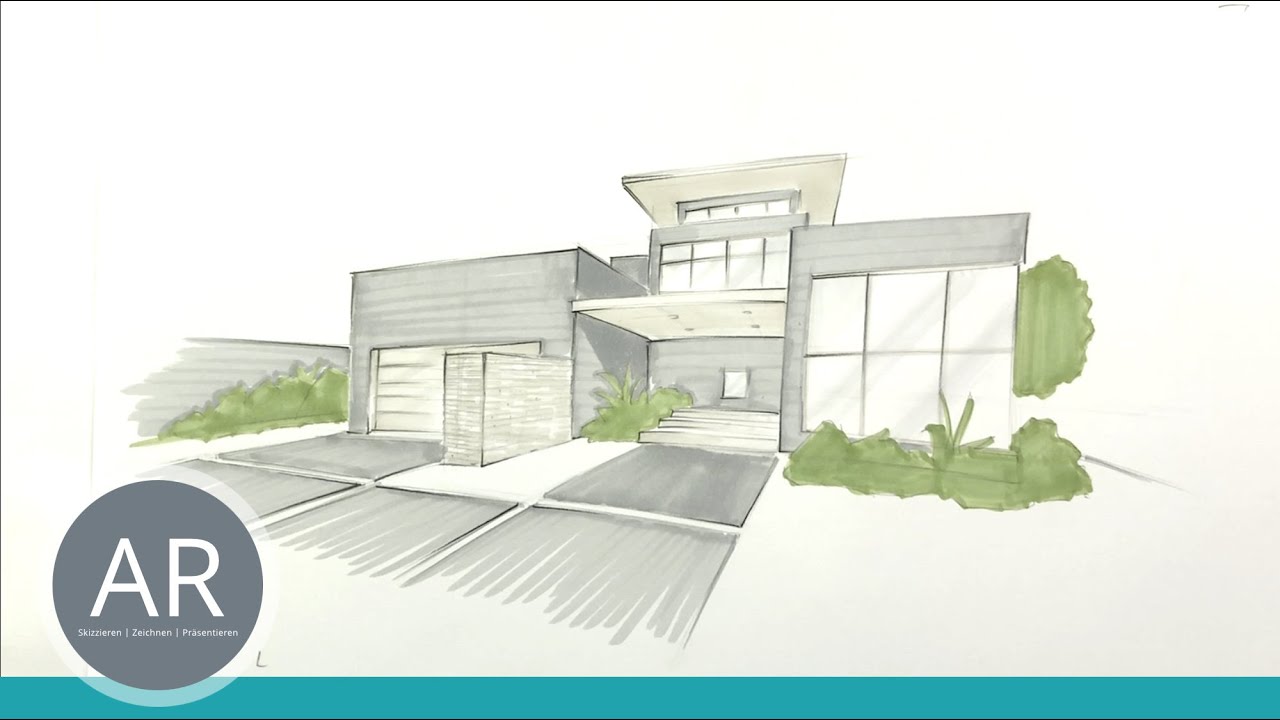 Teil 2/2 – Perspektivisch zeichnen lernen. Architekturworkshops. Architekturstudium eignungstest