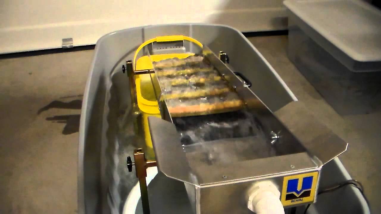 Garage Gold: Running the recirculating sluice. Royal 30