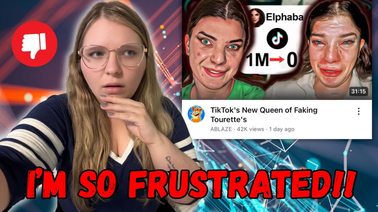 Реакция на новую королеву TikTok, которая имитирует синдром Туретта... ABLAZE — ХУДШИЙ! 😡💔