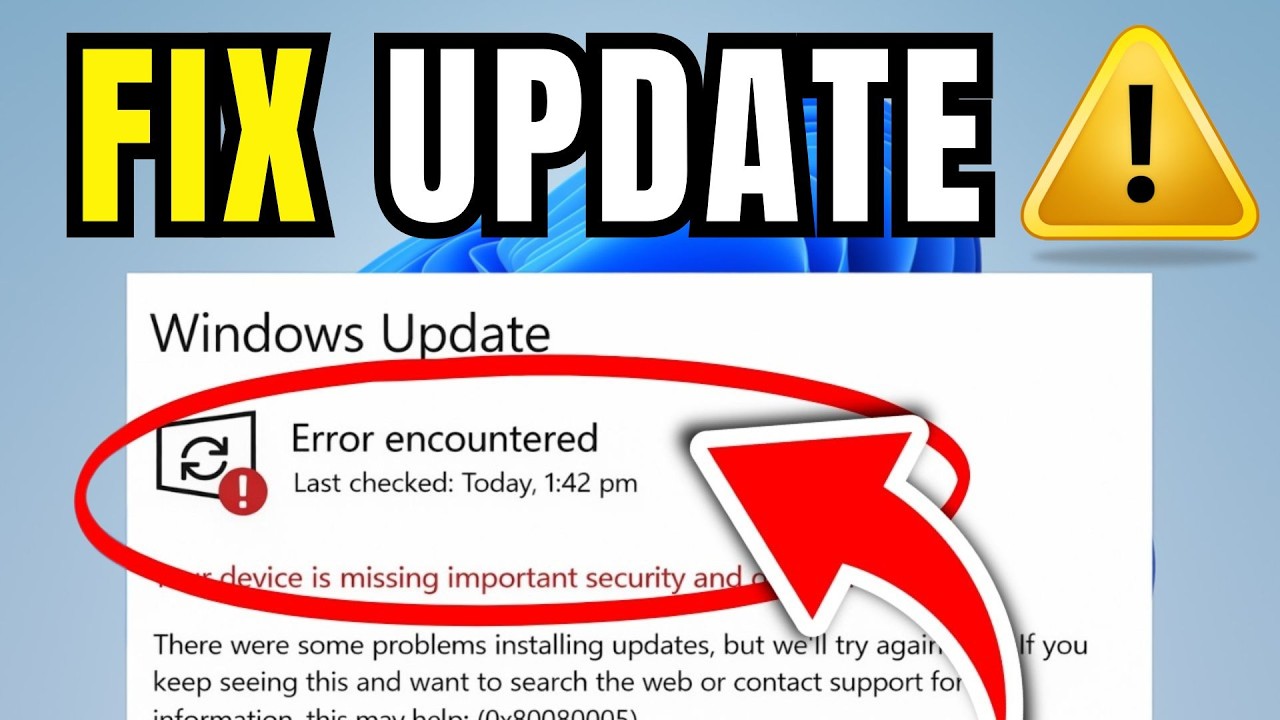 How To Fix ALL Windows Update Errors In Windows 11