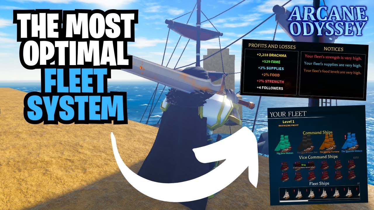 Fleet System Explained: How to Maximize Profits - Arcane Odyssey