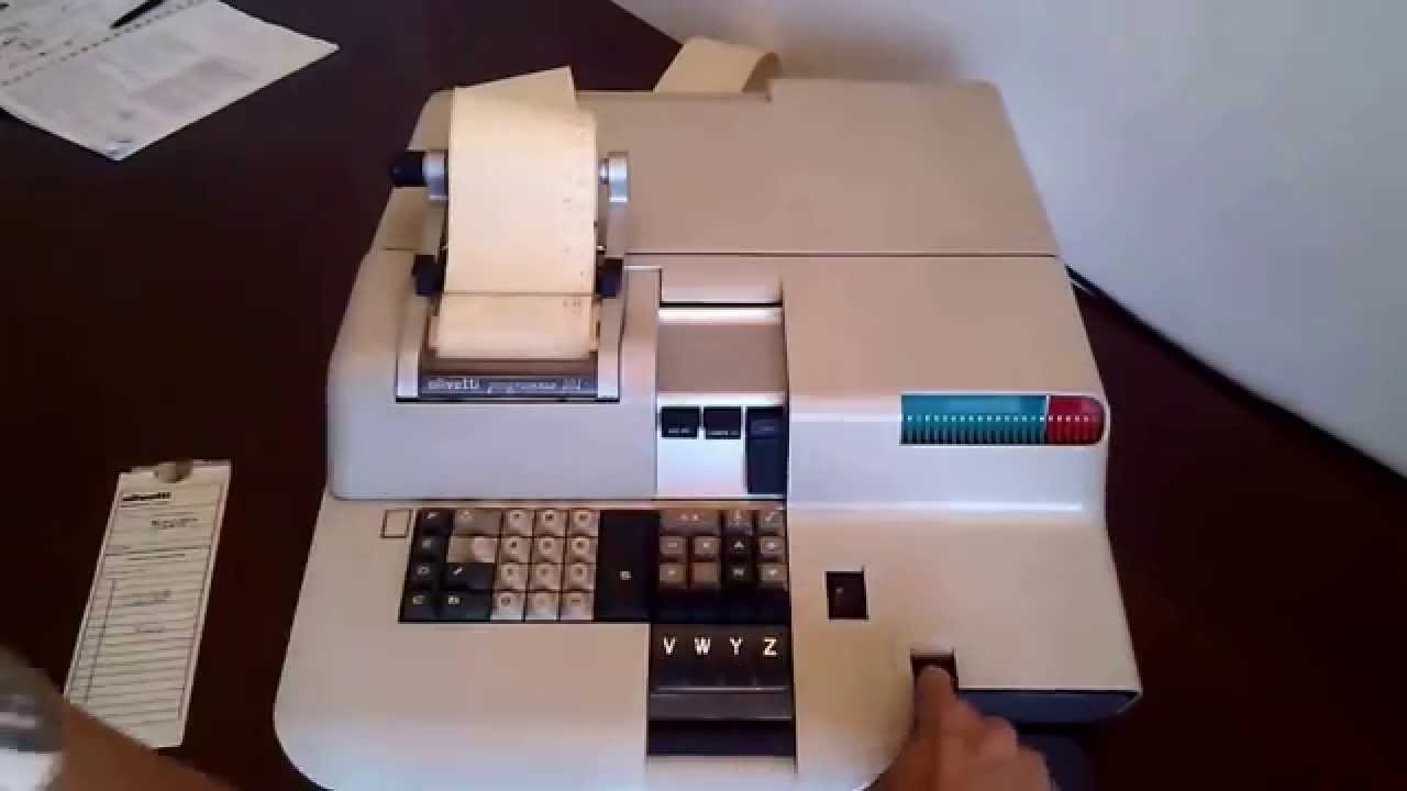 Olivetti Programma 101 (1965) First Personal Computer (English Subtitles)