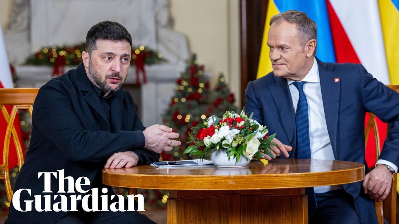 Zelenskyy hails unity of Ukraine and Poland after EU&rsquo;s &euro;90bn loan