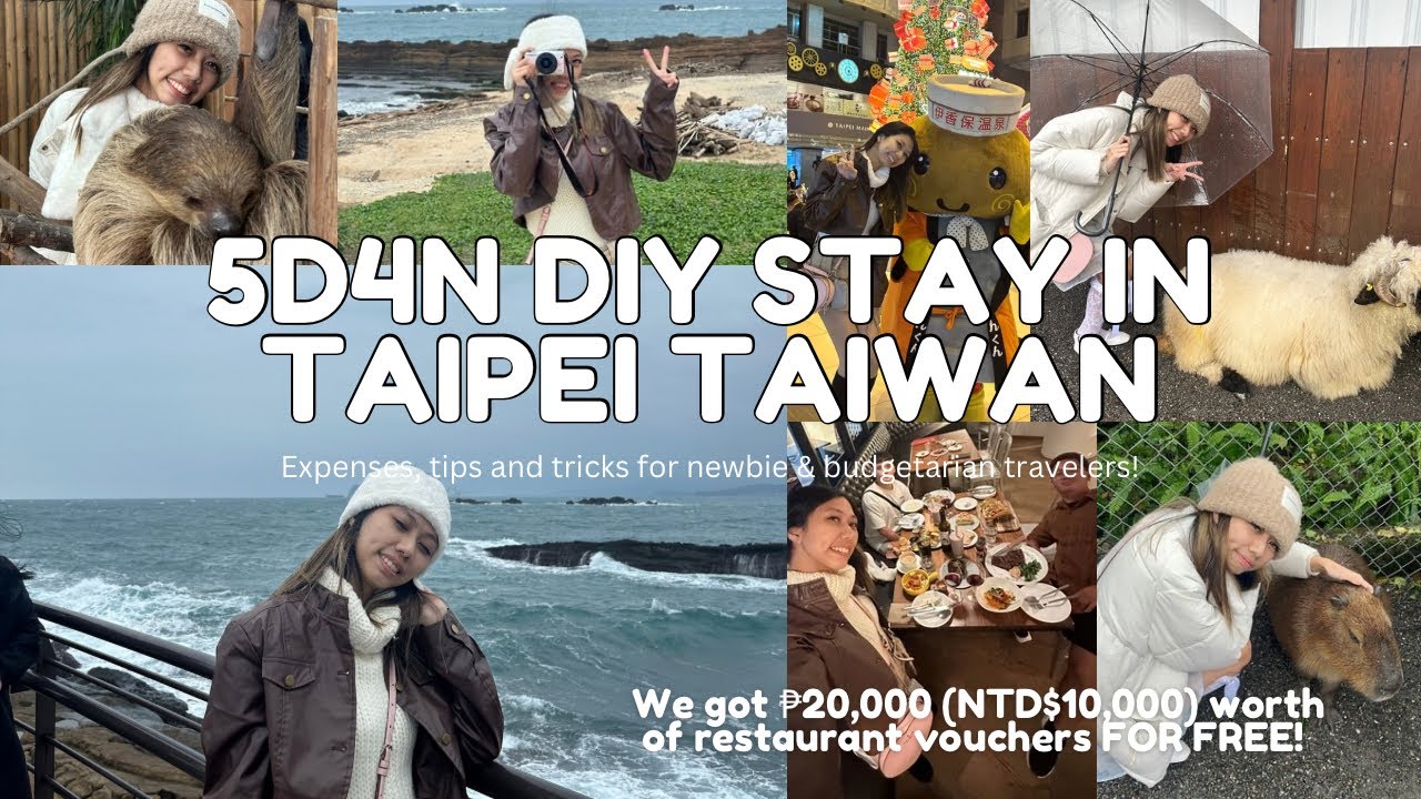 DIY TOUR IN TAIPEI TAIWAN VLOG - 5D4N budgetarian itinerary, expenses & tipid tips