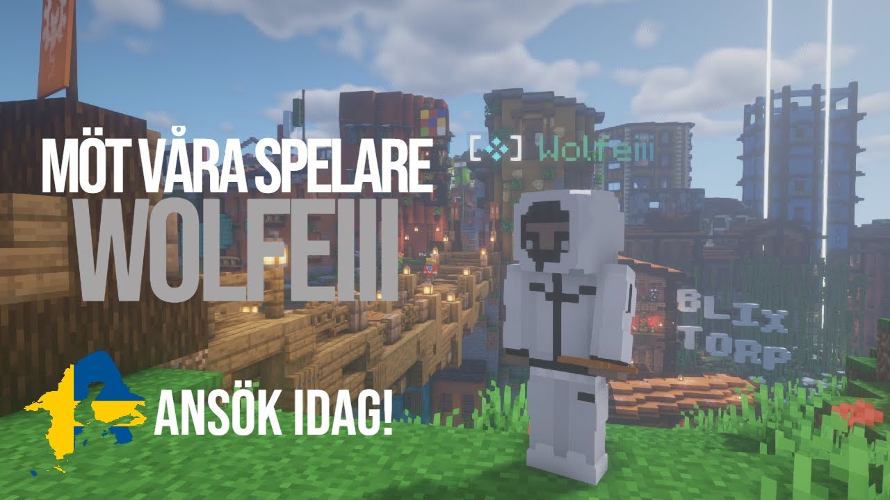 Möt Wolfeiii | Agonia SMP (Svensk Minecraft Survival Server 2023)