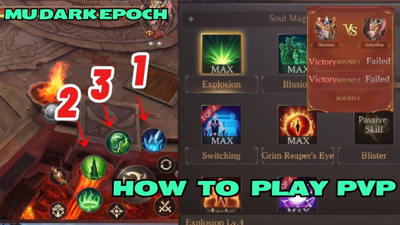 MU Dark Epoch Guide PVP Mage AGI 🟢