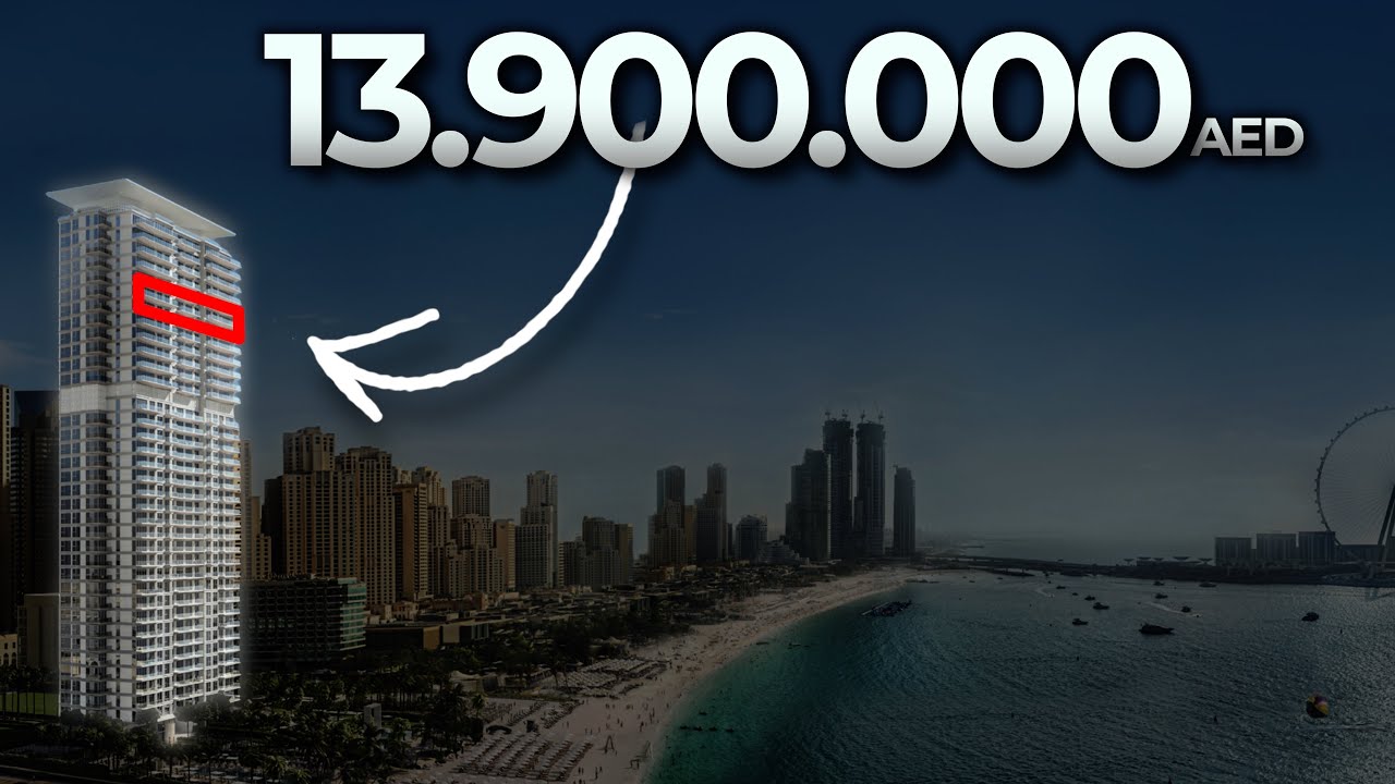 Touring an $3,800,000 FULL SEA VIEW Dubai Top Floor Apartment