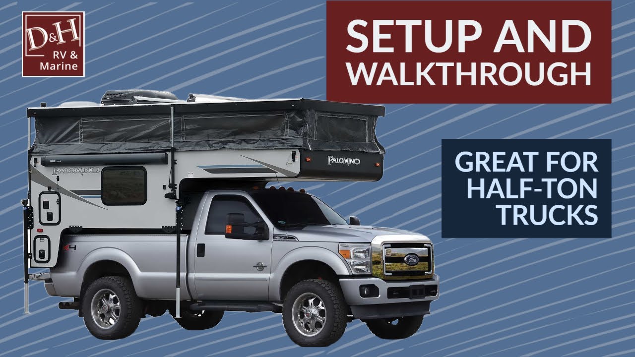 2022 Palomino Backpack Truck Camper (1251 & 1200 Model) Setup & Walkthrough