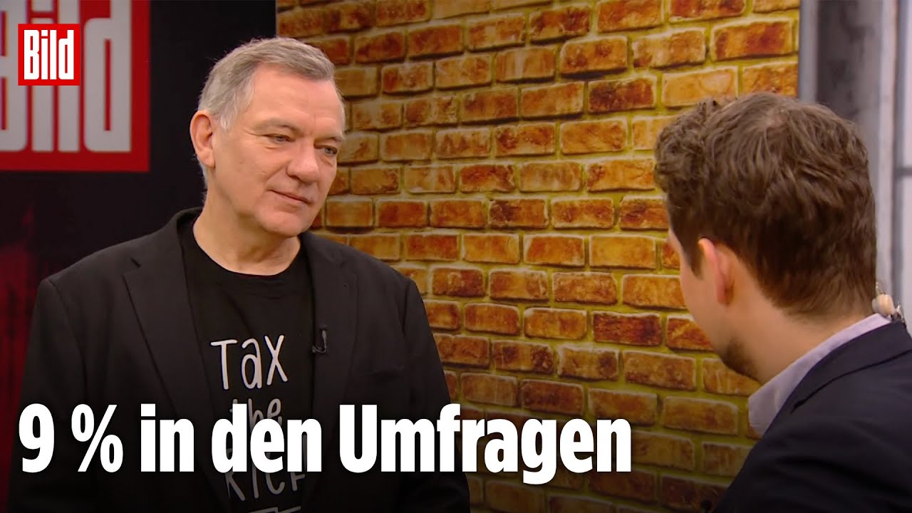 Linken-Chef Jan van Aken sieht Strategie bestätigt | BILD Wahl-Total Wahllokal