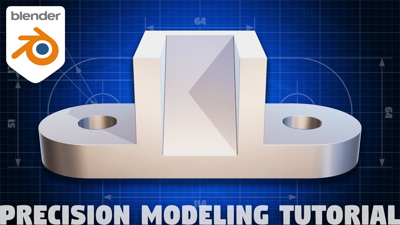 Blender Precision Modeling Tutorial | Modeling Practice 03