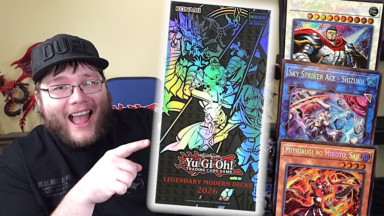 Предварительный анонс колод Yu-Gi-Oh! Legendary Modern Decks 2026! X-Saber, Sky Striker и Mitsurugi!