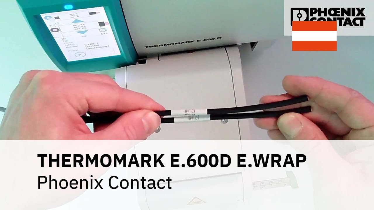 Schnelle und fehlerfreie Leitermarkierung mit dem THERMOMARK E.WRAP