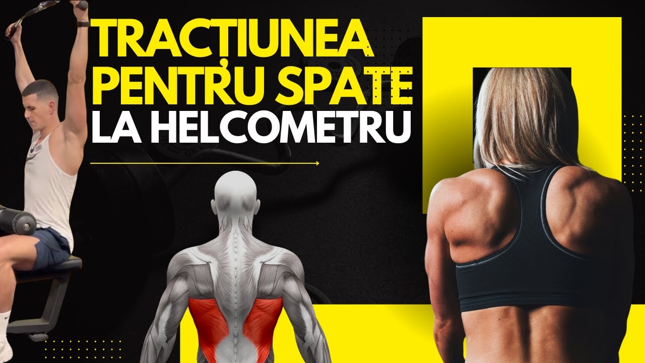Tracțiunea pentru spate la helcometru - Alin Sălăjan Online Fitness Coach