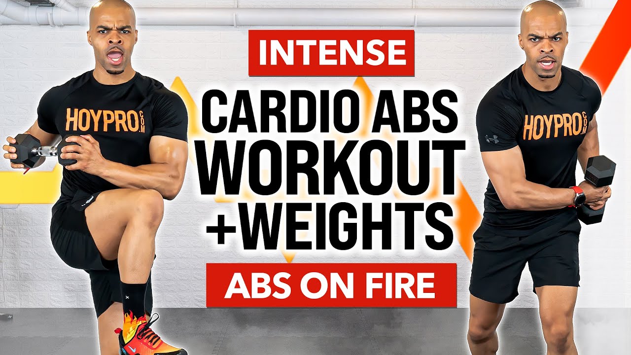 30-МИНУТНАЯ ИНТЕНСИВНАЯ HIIT-ТРЕНИРОВКА НА ПРЕСС И КОР ДЛЯ СЖИРЕНИЯ ЖИРА | С ОТЯГОЩЕНИЯМИ | Без п...