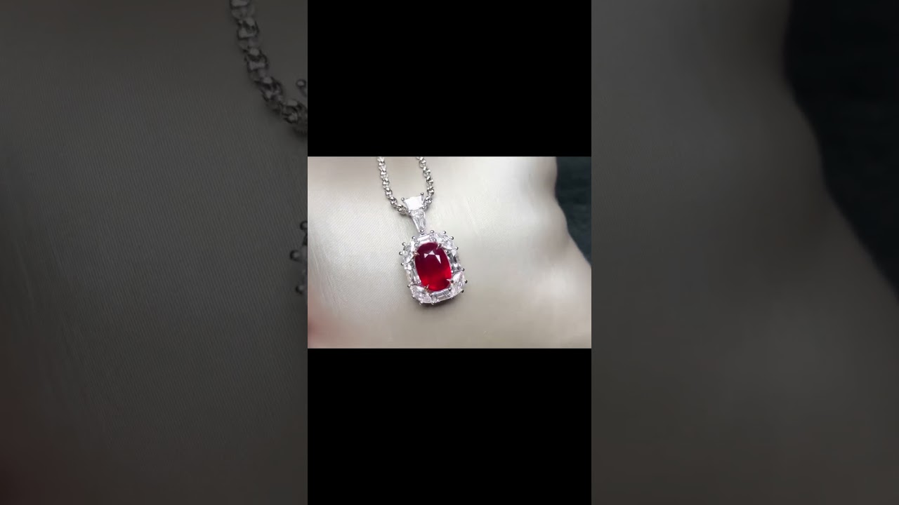 Jewelryay-New arrivals. Ruby pendant with vivid color#pendant #ruby #rubyjewelry #jewelry #wishlist
