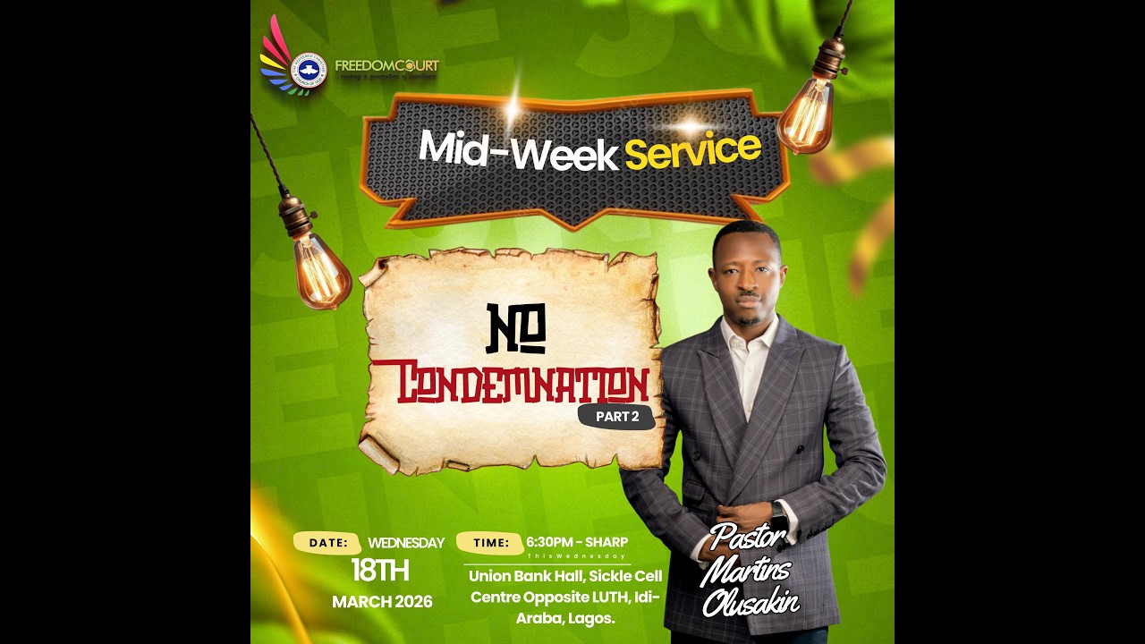 Calling unto the deep: Mid-Week Service - No Condemnation Part Two.