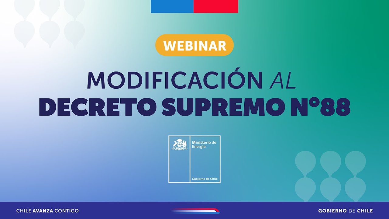 Presentación de propuesta conceptual para modificar el D.S. N°88