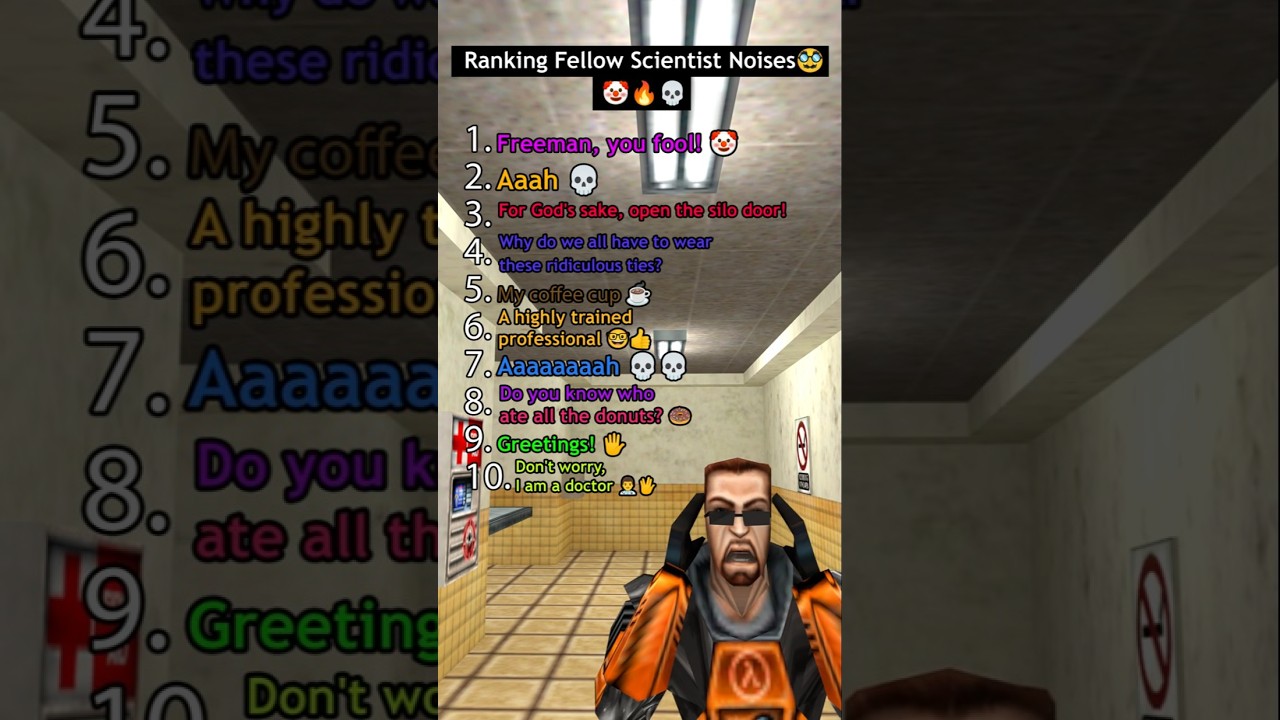 РЕЙТИНГ Фраз КОЛЛЕГИ-УЧЕНОГО  ! 🤓🤡🔥💀 / Half-Life
