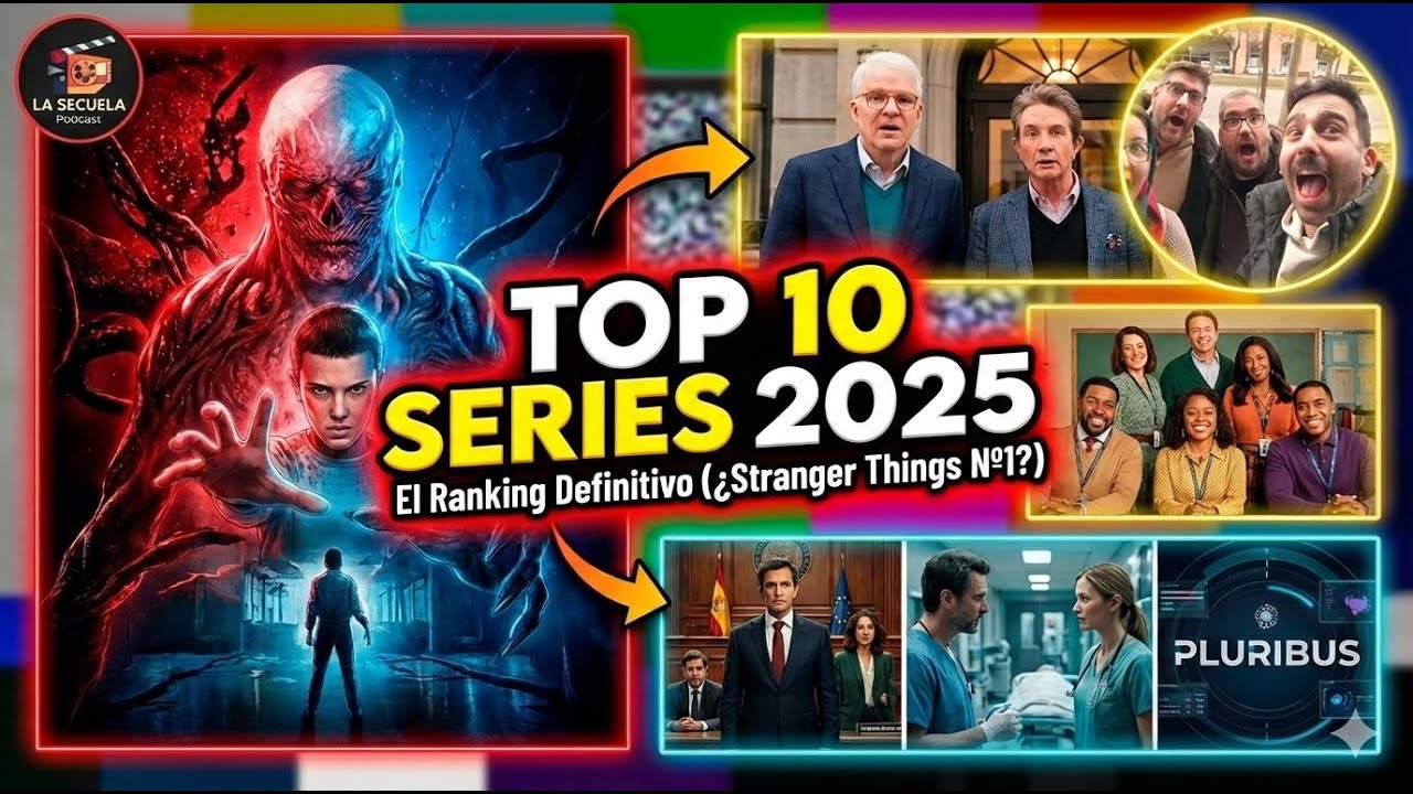 TOP SERIES 2025: ¿Es Stranger Things la nº1? 👹 + Pluribus, The Pitt y más... | Ranking Final  -T2E06