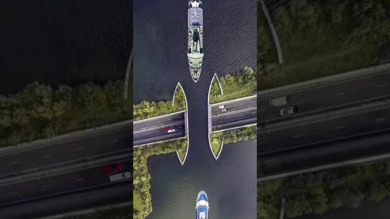 Boat in bridge technology| #shorts #technology #boat #bridge #tech #trending