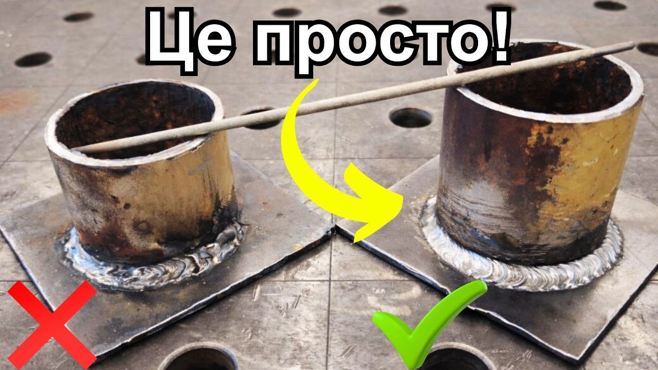 Як зварити трубу до пластини без підрізів: 4 помилки, які руйнують шов!