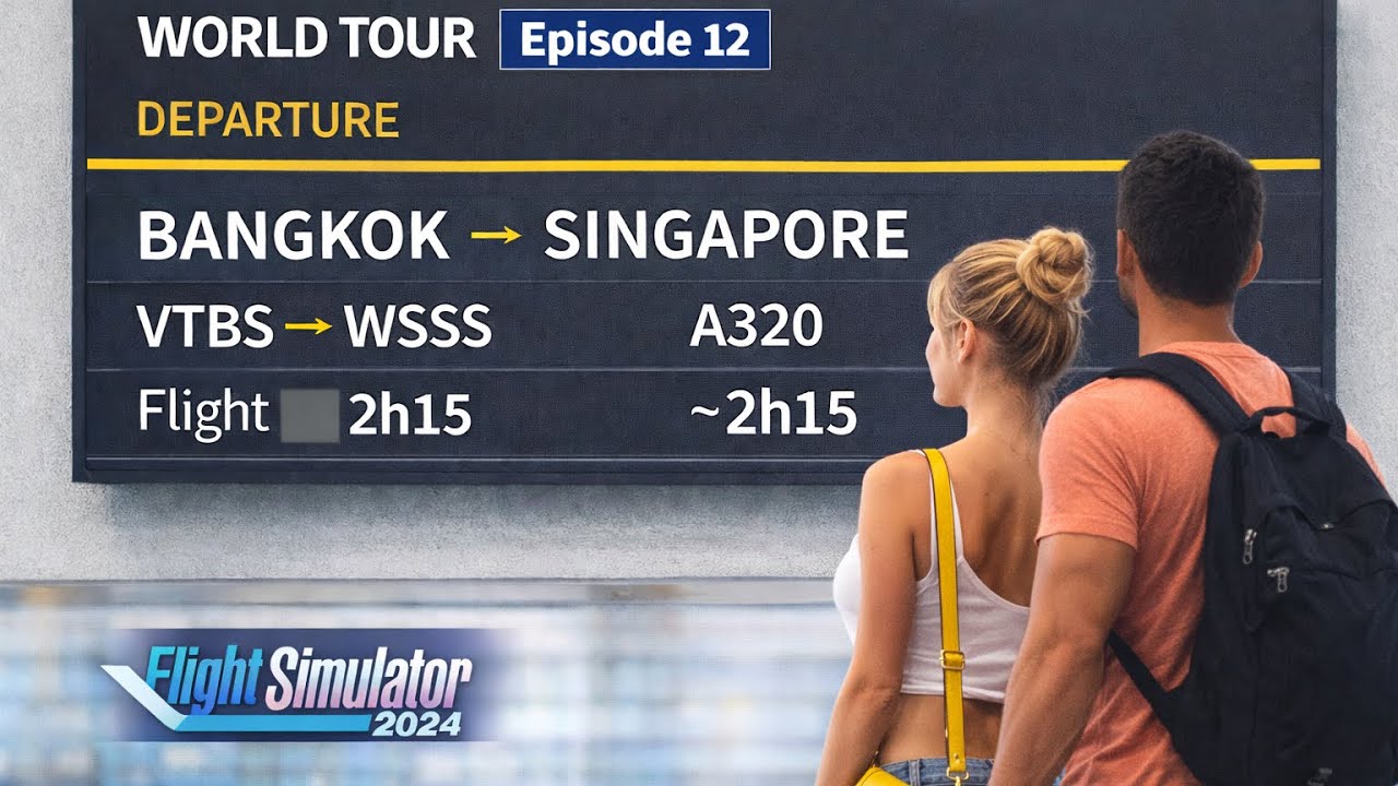FS 2024 - World tour  🌍 Bangkok - Singapore ✈️ Episode 12.