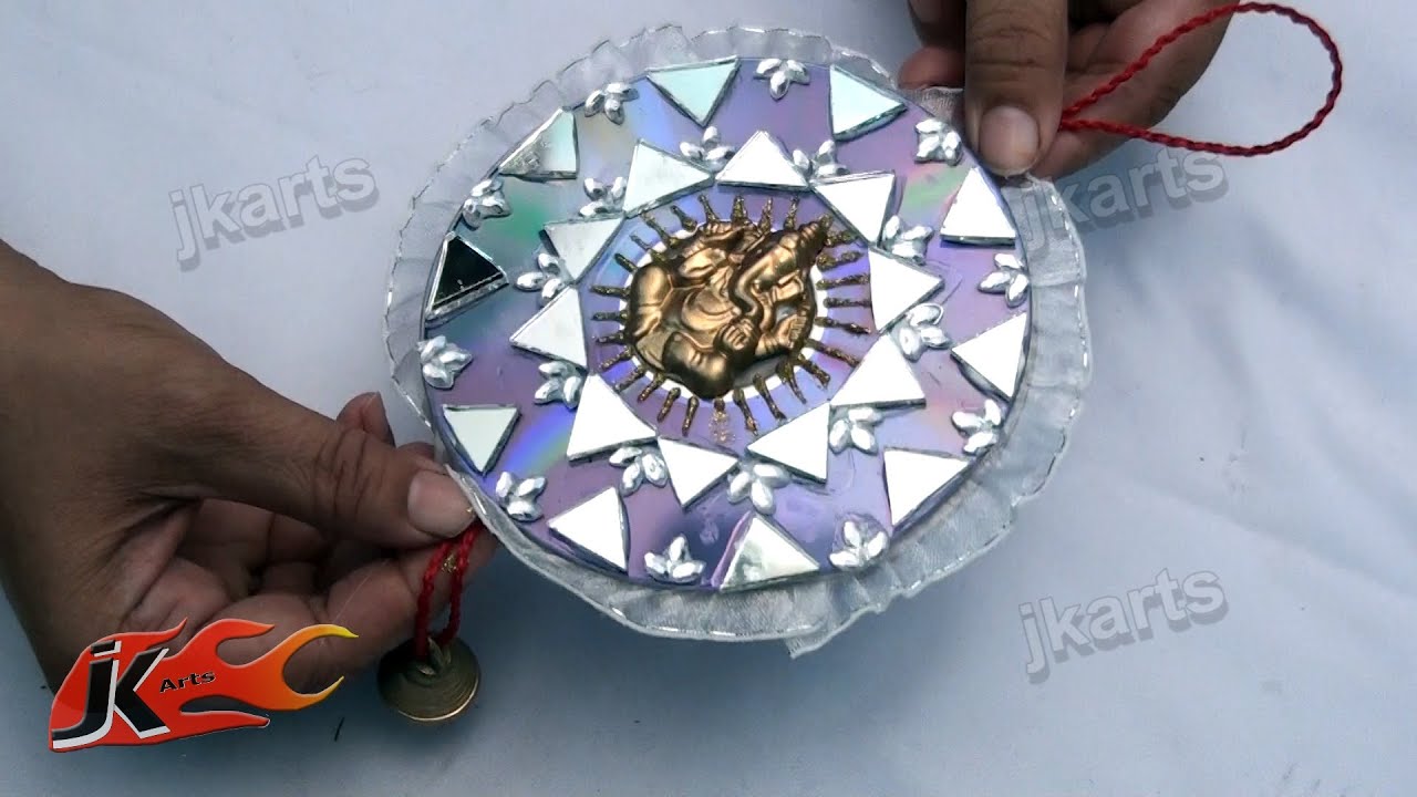Car and Wall Hanging Out of Waste DVD | DIY How to make | JK Arts 110