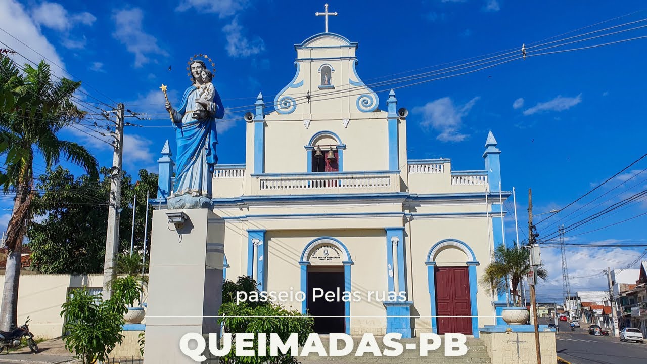 Passeio pelas ruas da cidade de Queimadas-PB