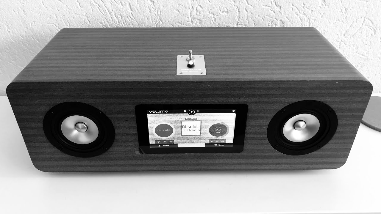 [DIY] Making of PiBox-V02 Raspberry Pi Volumio mahogany vintage style speaker
