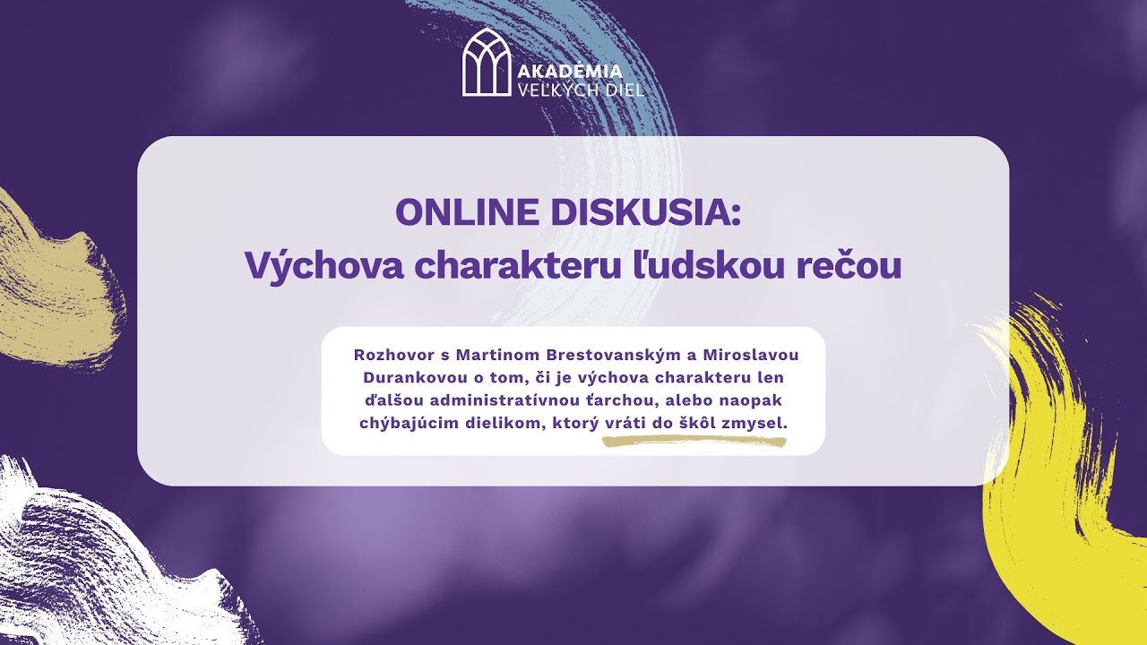 Necenzurované: Je výchova charakteru len ďalšia byrokracia?