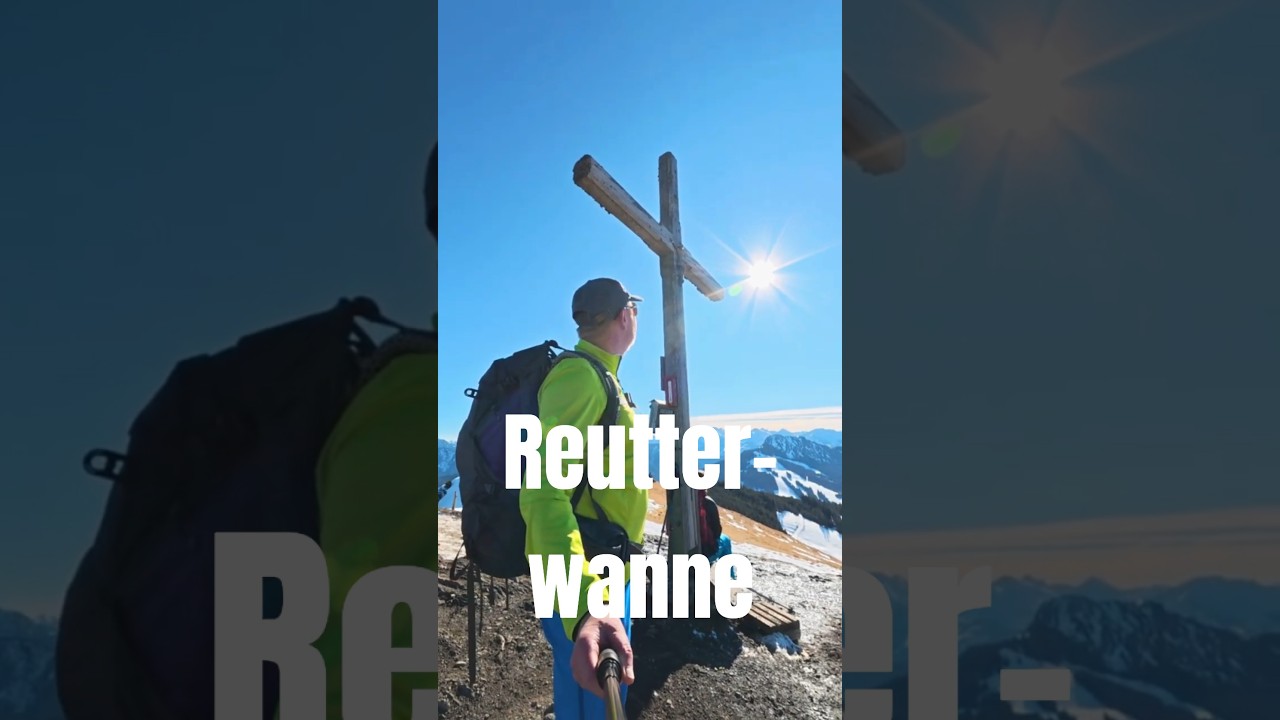 Reuterwanne Wintertour. Ab Jungholz & Alpe Stubental #shorts
