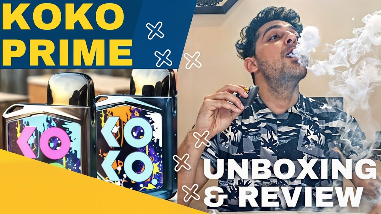 Uwell Caliburn KOKO Prime Vision 15/18W Pod Kit in Pakistan | India | Unboxing & Review (Urdu/Hindi)