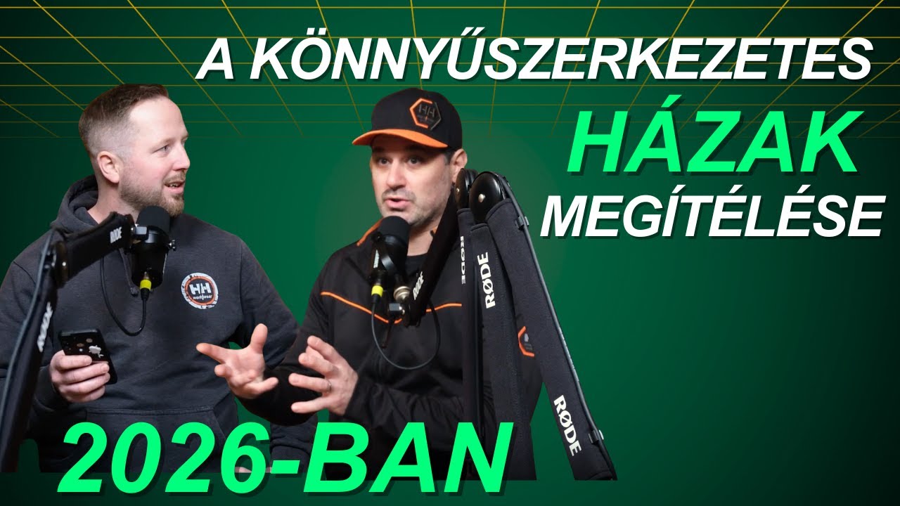 A könnyűszerkezetes házak MEGÍTÉLÉSE 2026-ban!